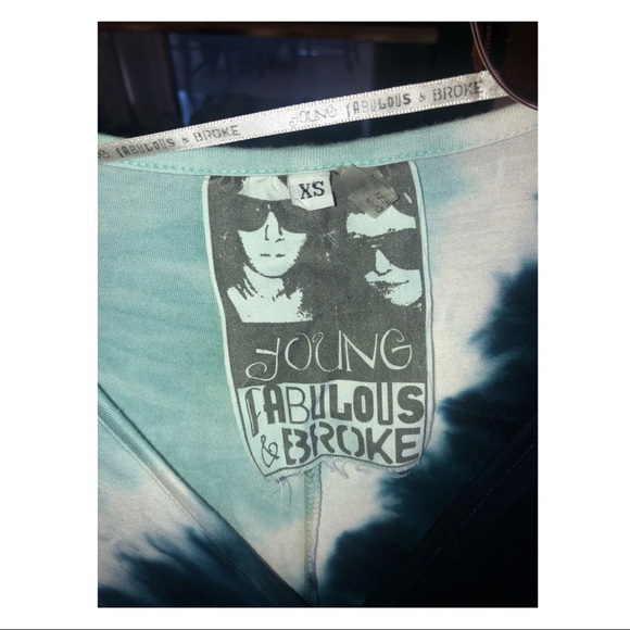 Young Fabulous & Broke Blue Tie Dye Dress - Picture 4 of 4